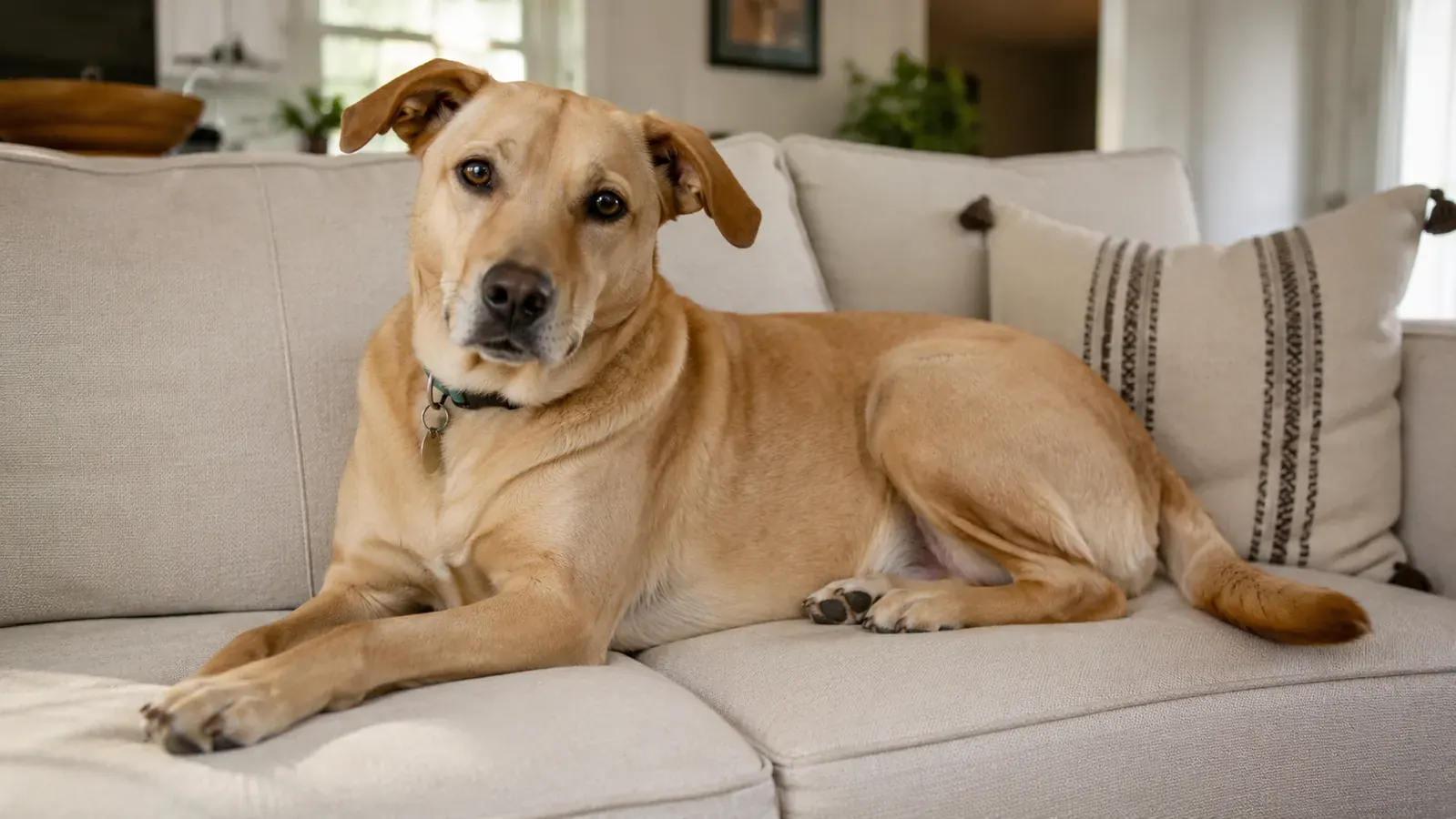 How This $17 Grooming Rake Saved My Couch From a Year of Dog Hair